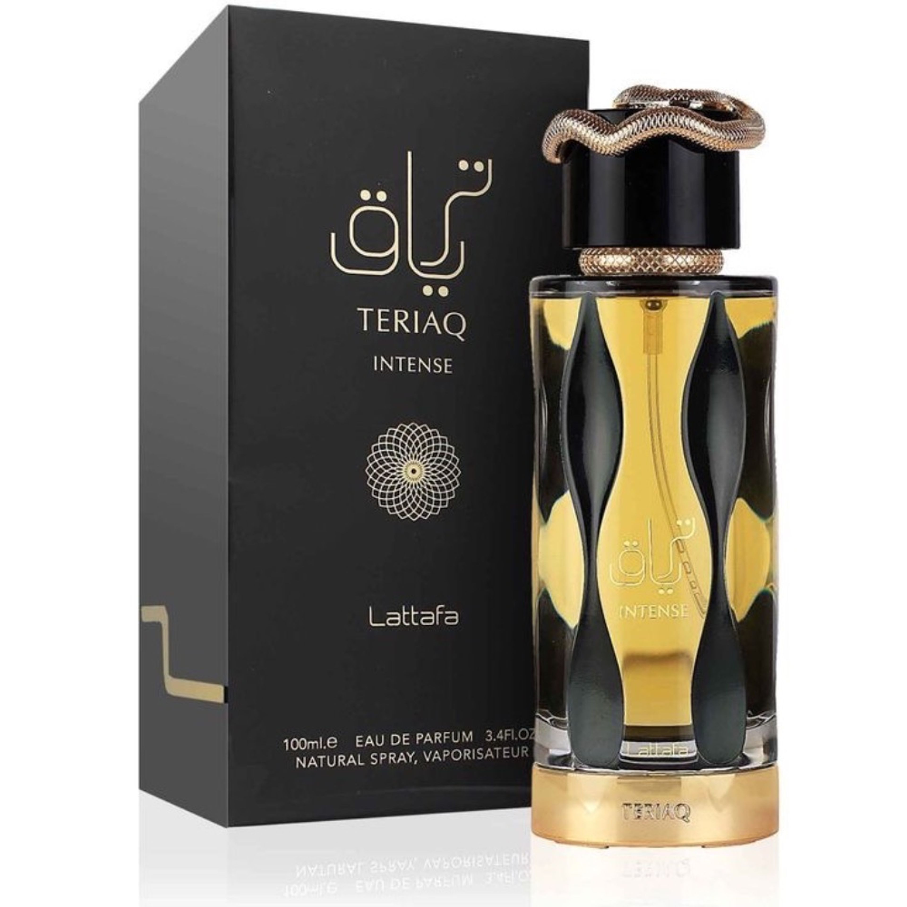 فروش اینترنتی ادکلن تریاق اینتنس لطافه اصلی Lattafa - Teriaq Intense-Edp-100ml