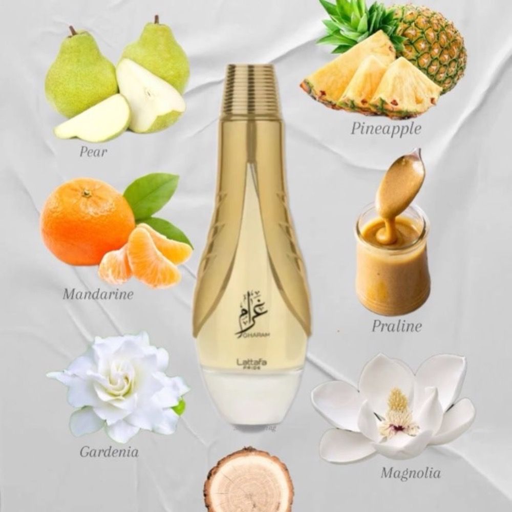 قیمت ارزان ادکلن زنانه غرام لطافه اصلی Lattafa - Gharam -Edp-100ml