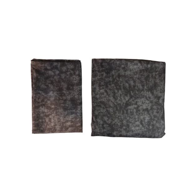 ست روتختی تکنفره مدل کشدار طرح پتینه طوسی تیره عرض90