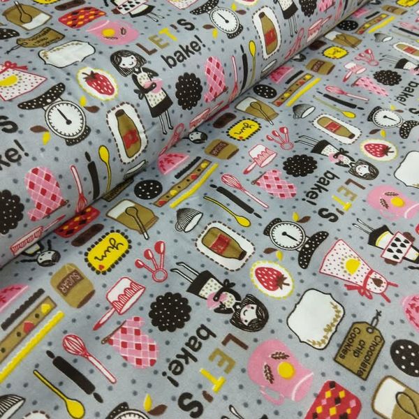 پارچه آشپزخانه طرح فانتزی