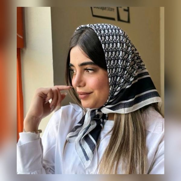 مینی اسکارف نخی دیور