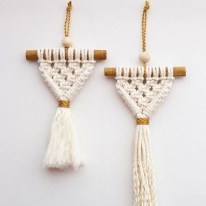 قیمت گیفت چوب دارچین مکرومه بافی طرح مه تاب