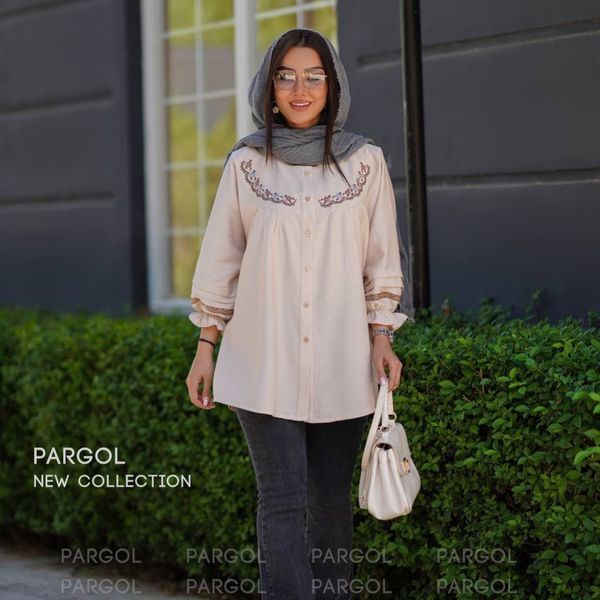 تونیک گلدوزی شده زنانه و دخترانه گلناز