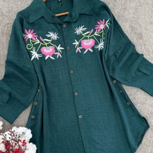 خرید آنلاین شومیز مانتویی شیلان