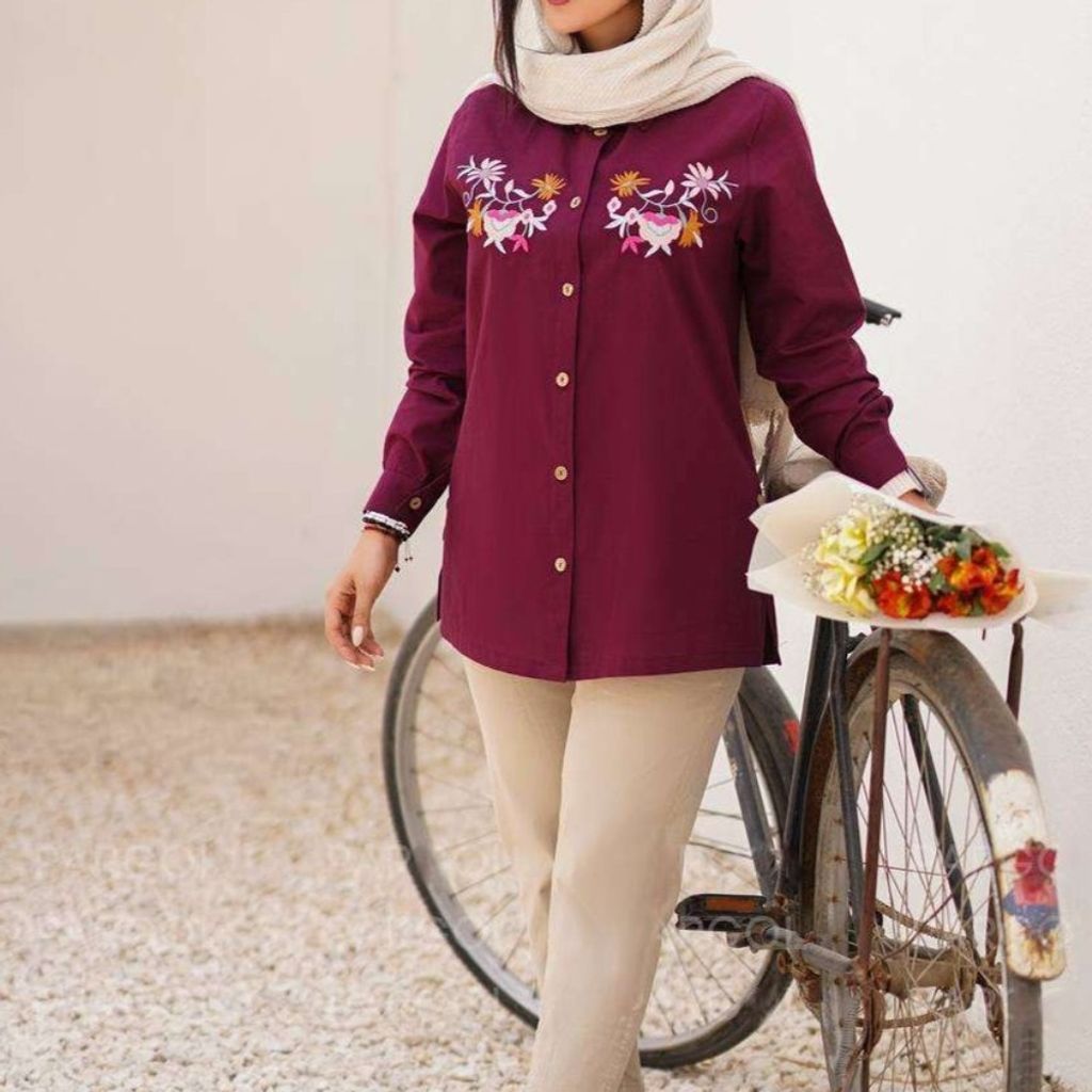 خرید آنلاین شومیز مانتویی شیلان