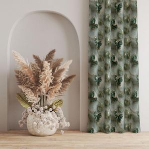 قیمت ارزان پارچه مخمل روبالشی پارچه باما طرح سه بعدی پروانه فانتزی کد 5014087