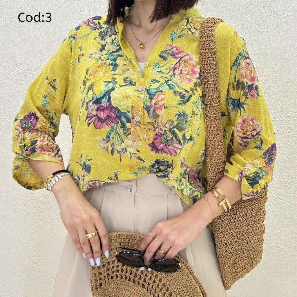 خرید اینترنتی شومیز تک زنانه طرح رم