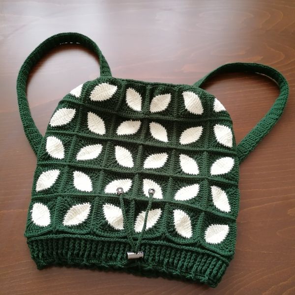 کوله‌پشتی و جاموبایلی طرح برگ 0501