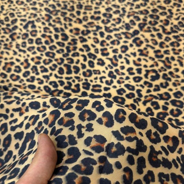 3. پارچه حریر کرپ پلنگی جدید 1