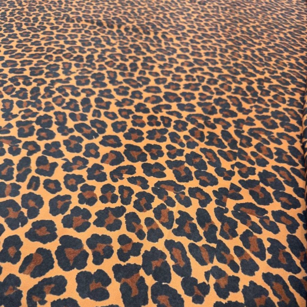 قیمت 3. پارچه حریر کرپ پلنگی جدید 5