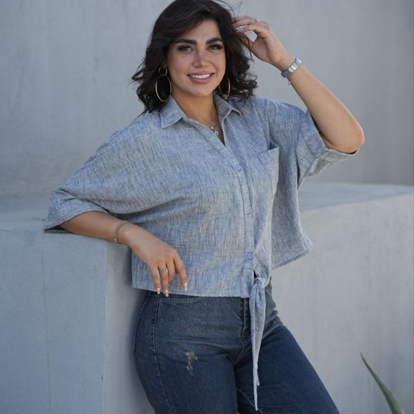 شومیز پایین گرهی