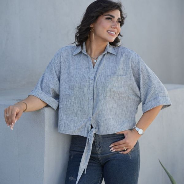 شومیز پایین گرهی