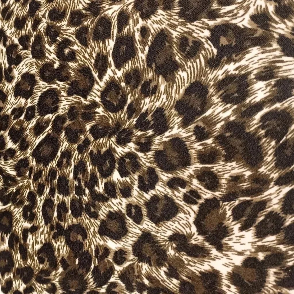 مشخصات پارچه کرپ پلنگی