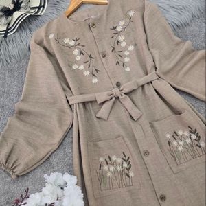 قیمت ارزان پیراهن زنانه طرح گلدوزی نهال