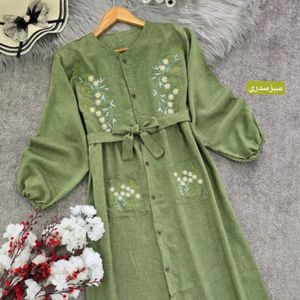 فروش اینترنتی پیراهن زنانه طرح گلدوزی نهال