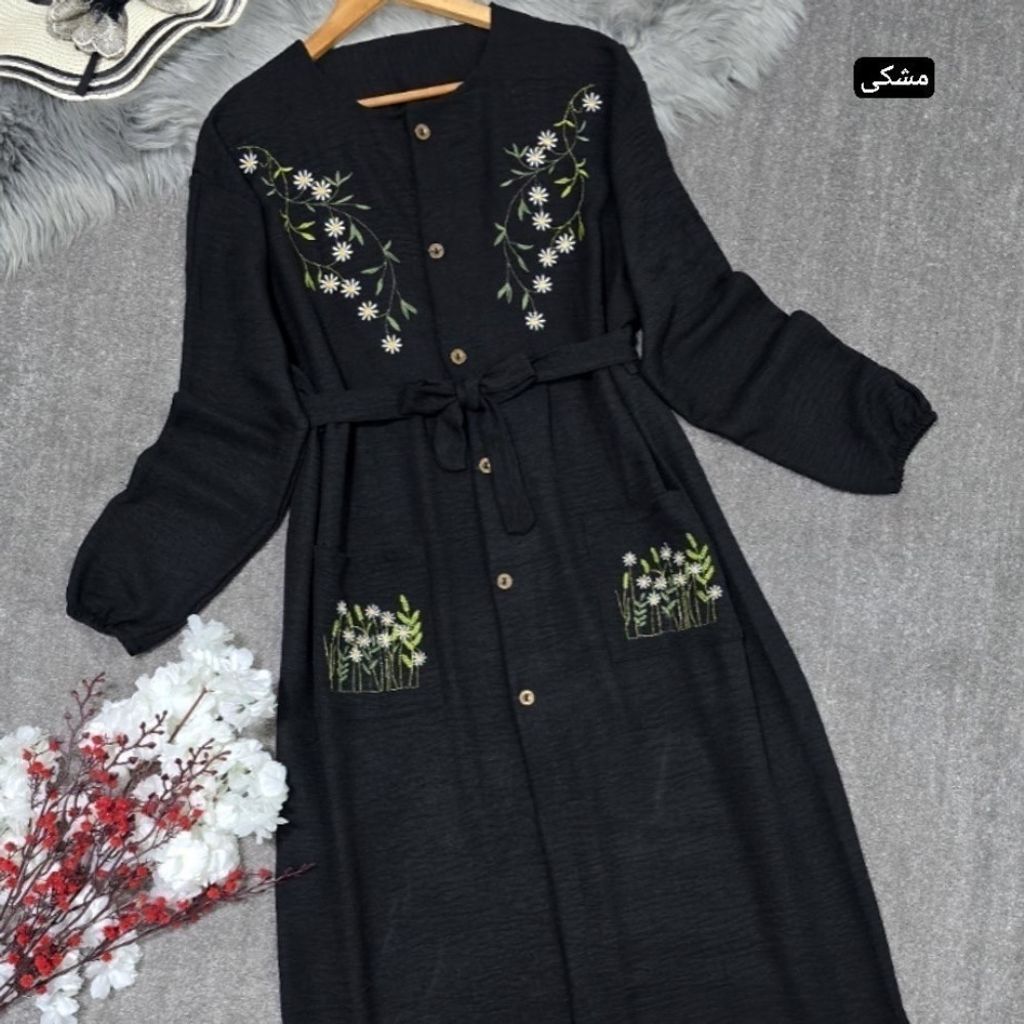 خرید انلاین پیراهن زنانه طرح گلدوزی نهال