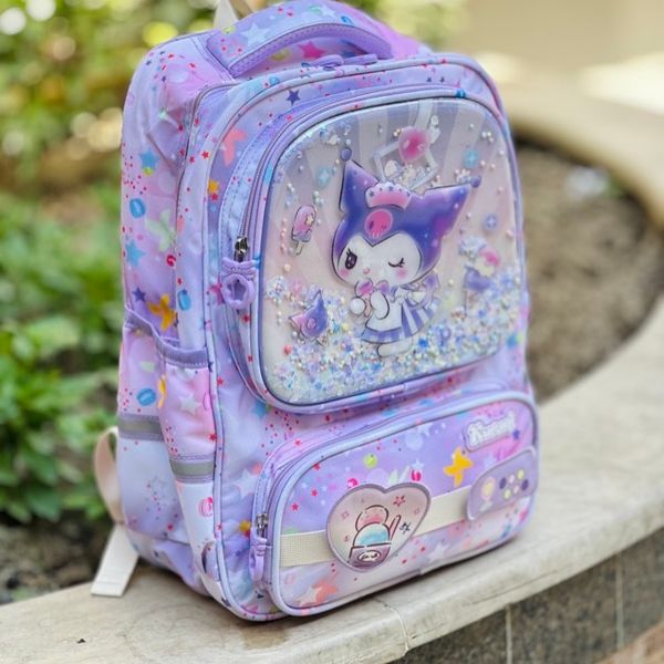 کوله پشتی بچگانه طرح کرومی قلبی برند MBA کد 4050102