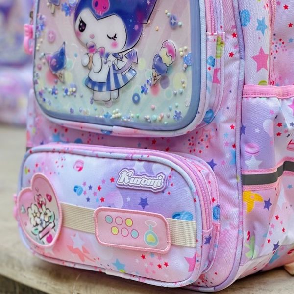 کوله پشتی بچگانه طرح کرومی قلبی برند MBA کد 4050102