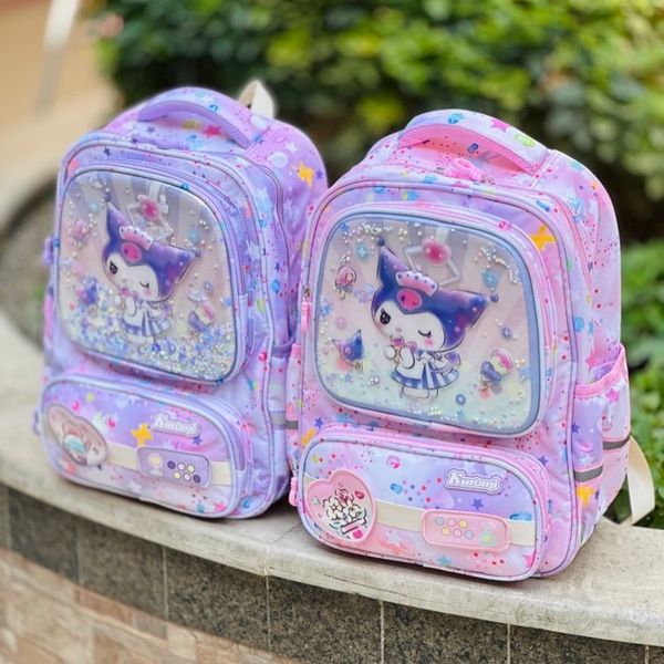 کوله پشتی بچگانه طرح کرومی قلبی برند MBA کد 4050102