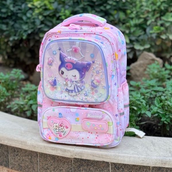 کوله پشتی بچگانه طرح کرومی قلبی برند MBA کد 4050102