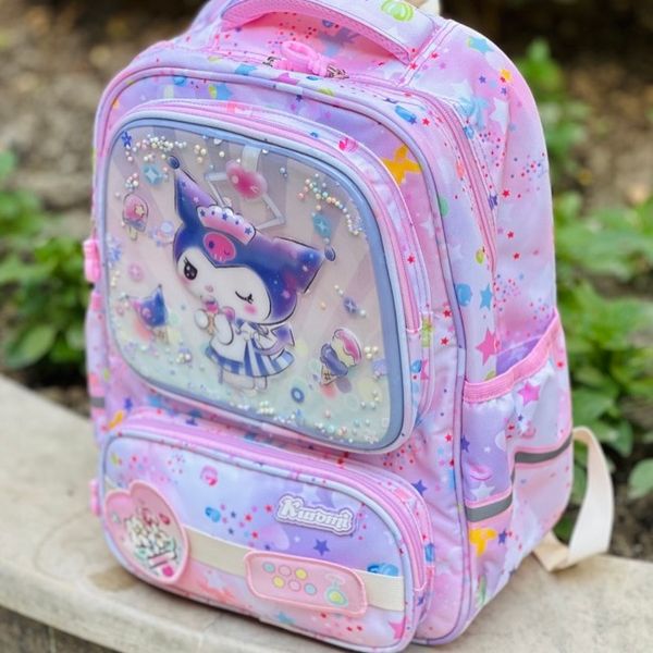 کوله پشتی بچگانه طرح کرومی قلبی برند MBA کد 4050102