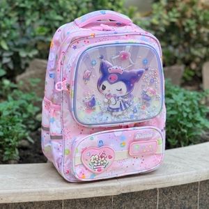 خرید اینترنتی قیمت کوله پشتی بچگانه طرح کرومی قلبی برند MBA کد 4050102