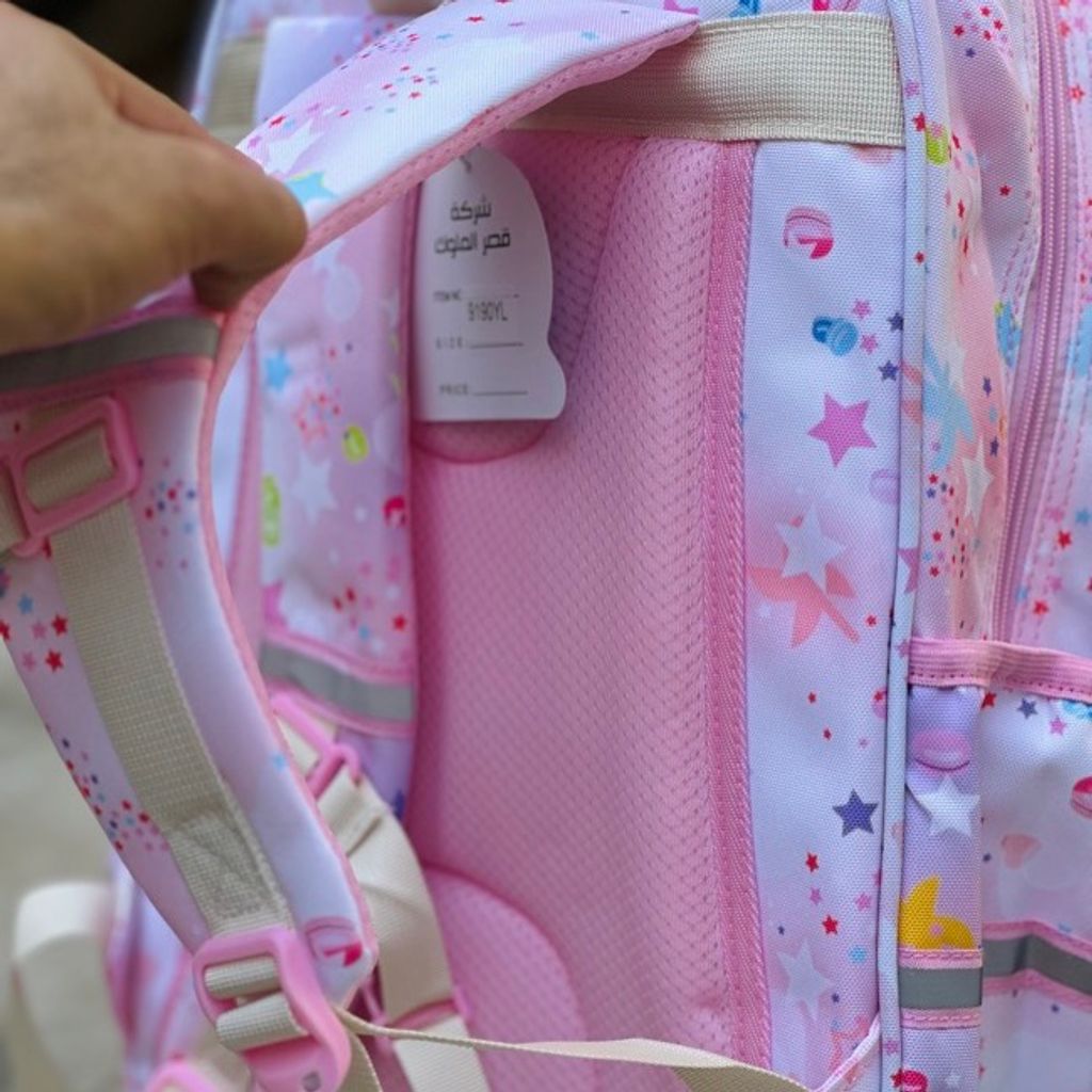 خرید اینترنتی قیمت کوله پشتی بچگانه طرح کرومی قلبی برند MBA کد 4050102