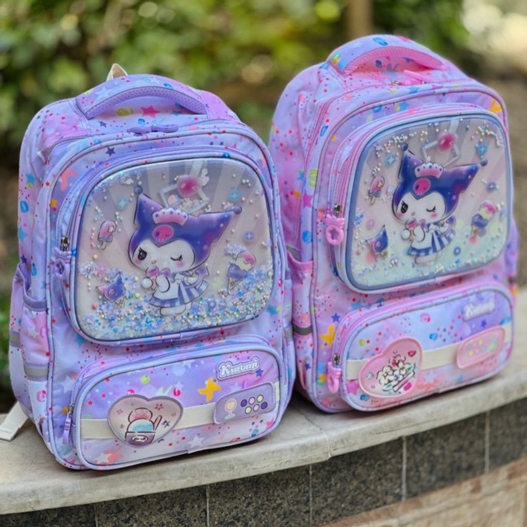 خرید اینترنتی قیمت کوله پشتی بچگانه طرح کرومی قلبی برند MBA کد 4050102