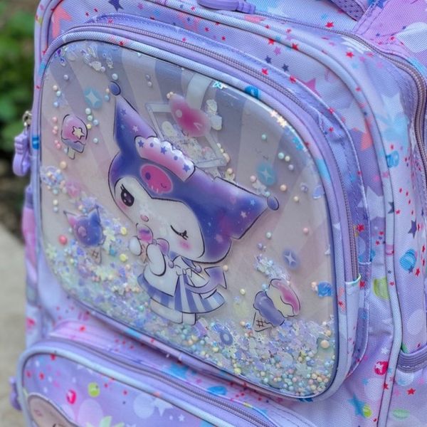 کوله پشتی بچگانه طرح کرومی قلبی برند MBA کد 4050102