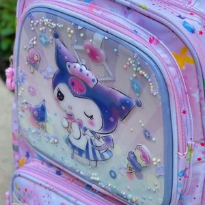 خرید اینترنتی قیمت کوله پشتی بچگانه طرح کرومی قلبی برند MBA کد 4050102