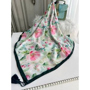 فروش اینترنتی روسری نخی قواره 140 نخ گلوریا مدل نسترن
