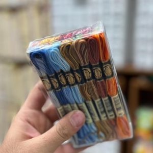 فروش اینترنتی پک 24 عددی نخ گلدوزی سایه روشن برند پنگوین