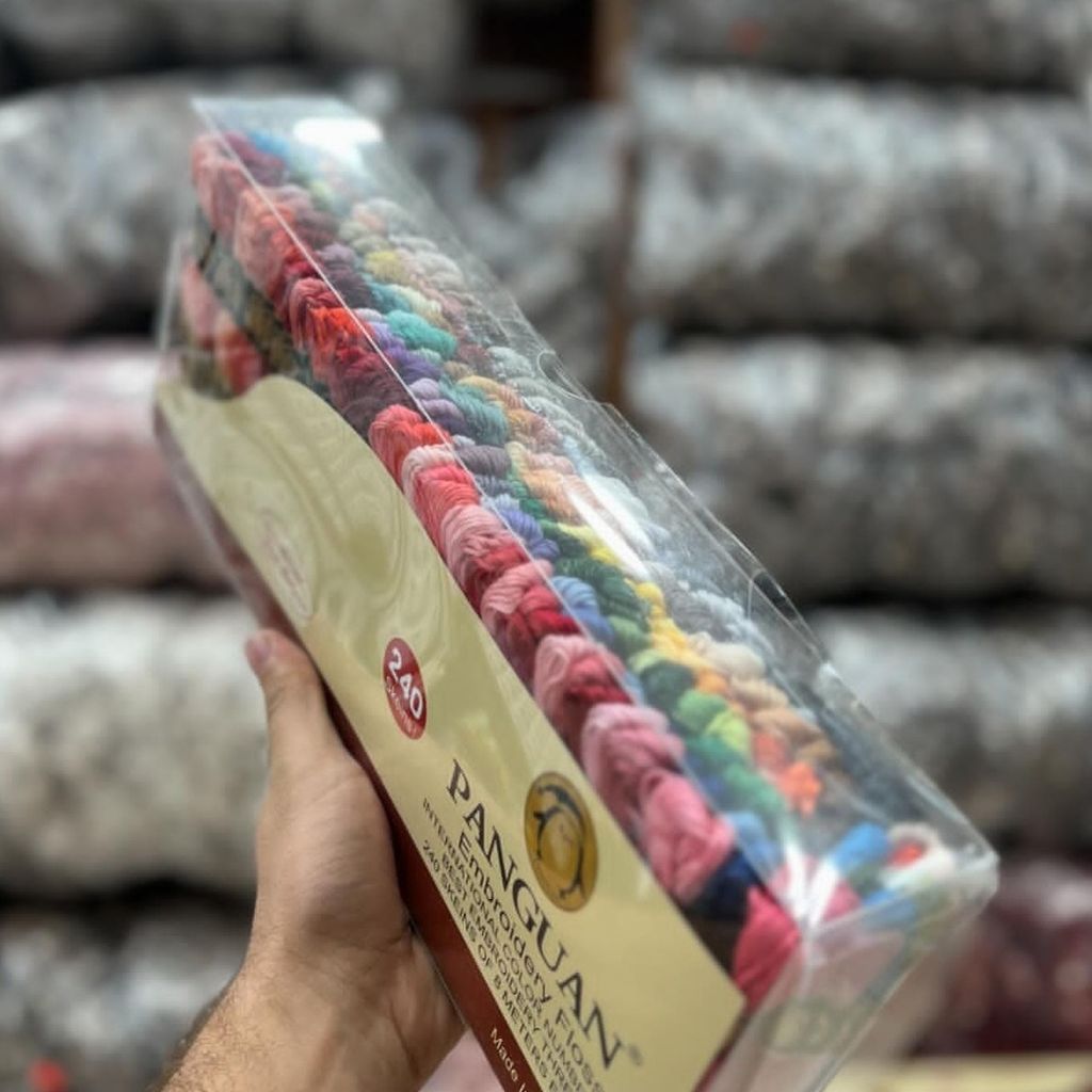 مشخصات پک 240 عددی نخ گلدوزی برند پنگوین