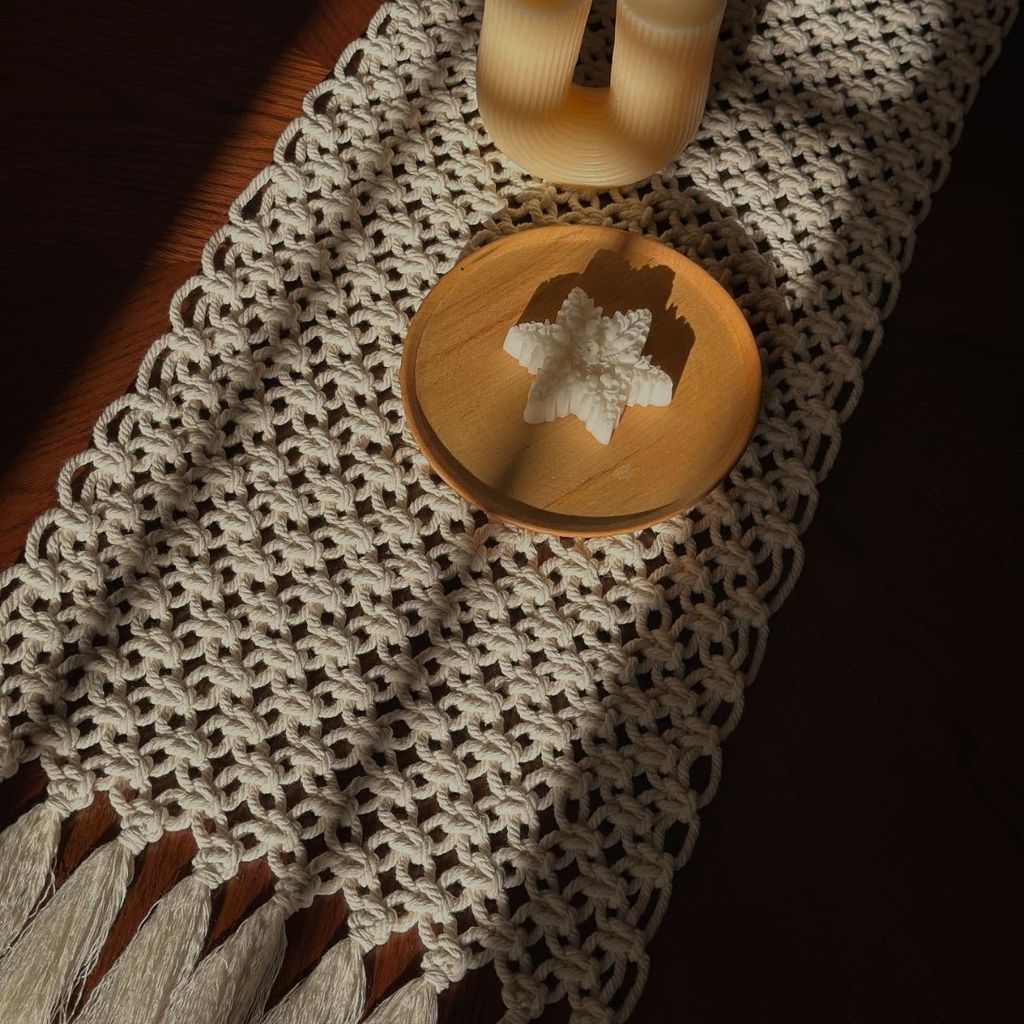 قیمت رانر مکرومه بافی طرح گلستان