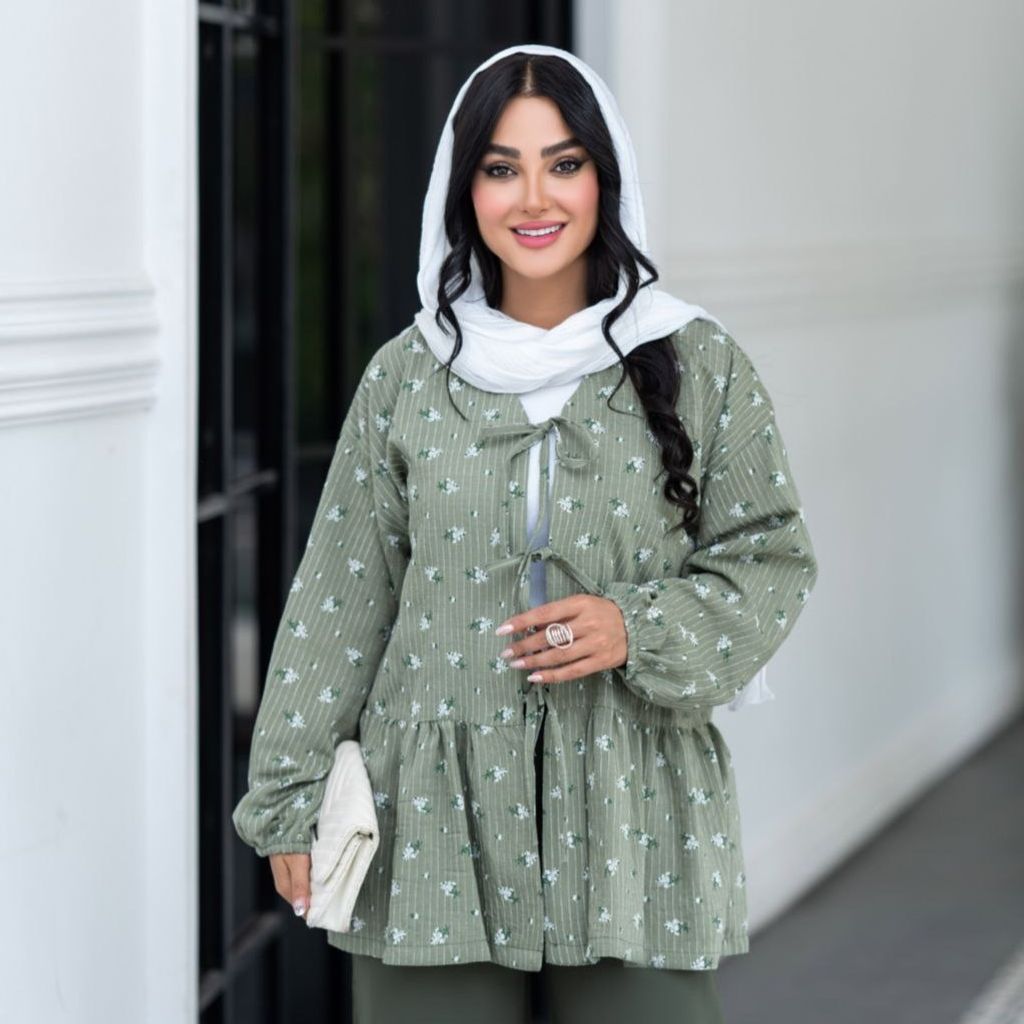 فروش اینترنتی مانتو عروسکی گل گچی