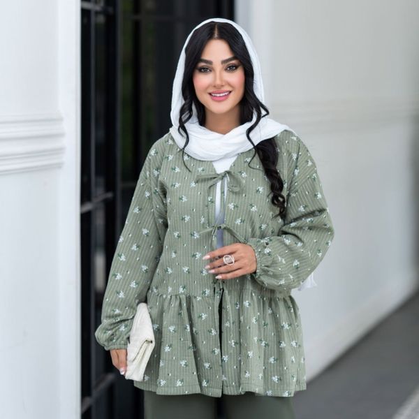 مانتو عروسکی گل گچی