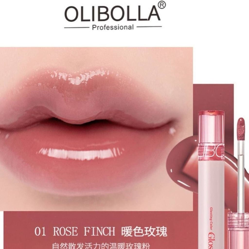 خرید آنلاین لیپ گلاس خیس اولی بولا OLIBOLLA مدل Glasting Color Gloss