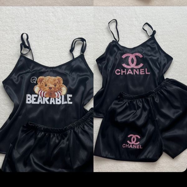 تاپ و شلوارک ساتن راحتی