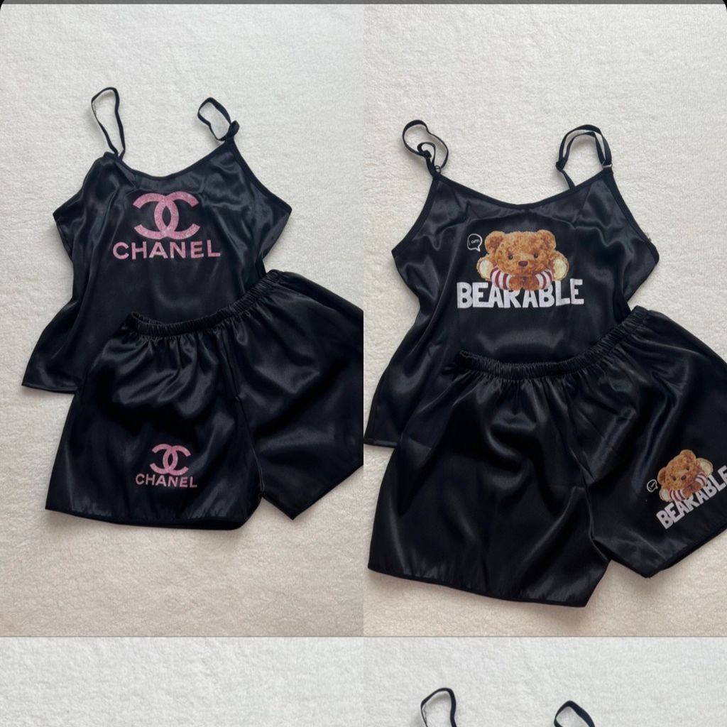 فروش اینترنتی تاپ و شلوارک ساتن راحتی