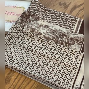 خرید آنلاین مینی اسکارف موکا