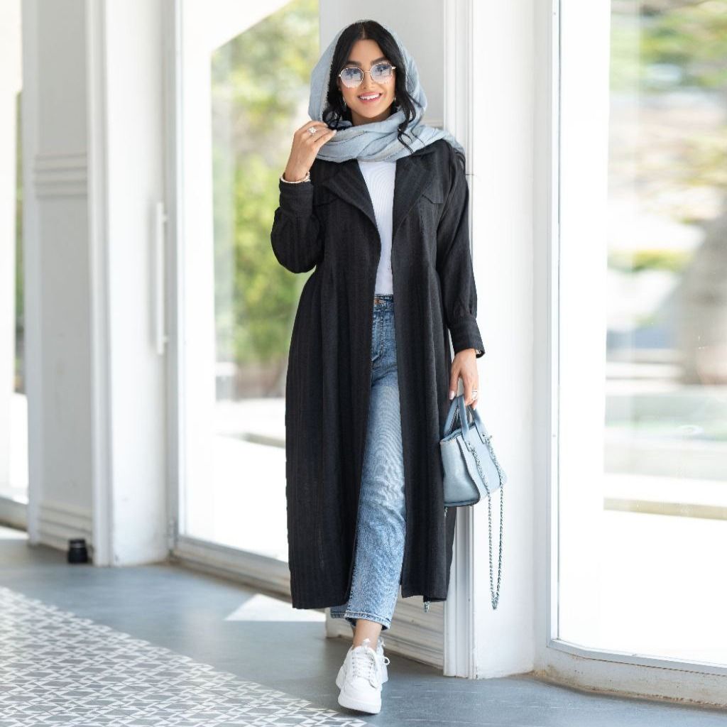 خرید آنلاین مانتو تابستونی پشت دکمه ای آنیا