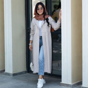 مشخصات مانتو تابستونی پشت دکمه ای آنیا