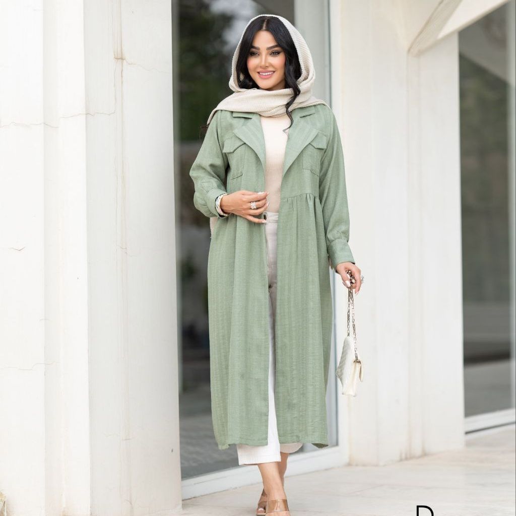 قیمت ارزان مانتو تابستونی پشت دکمه ای آنیا