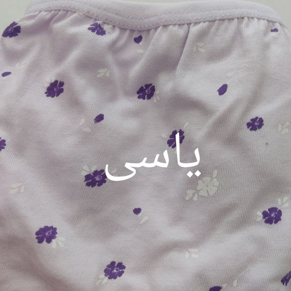 شورت نخی گلدار سایز بزرگ برند ELEN