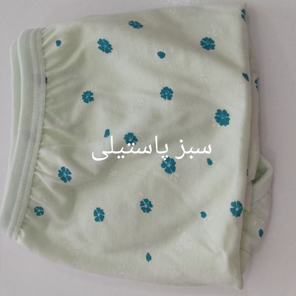 شورت نخی گلدار سایز بزرگ برند ELEN