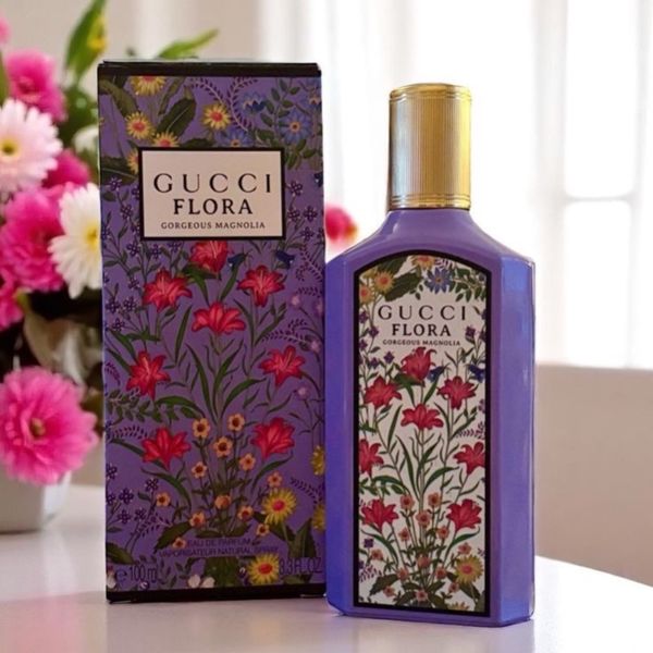 تستر اروپایی عطر ادکلن گوچی گورجس مگنولیا | Gucci Flora Gorgeous Magnolia