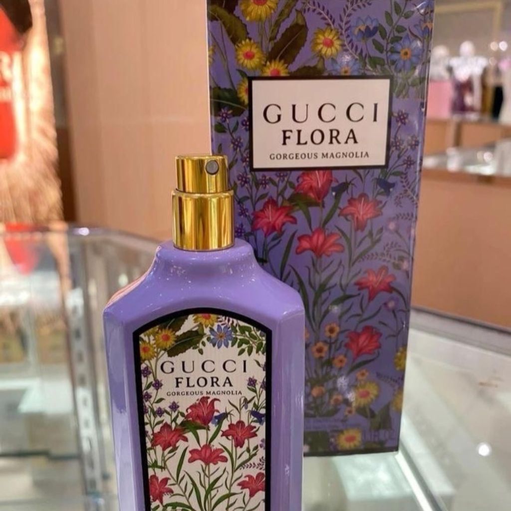 مشخصات تستر عطر ادکلن گوچی گورجس مگنولیا | Gucci Flora Gorgeous Magnolia