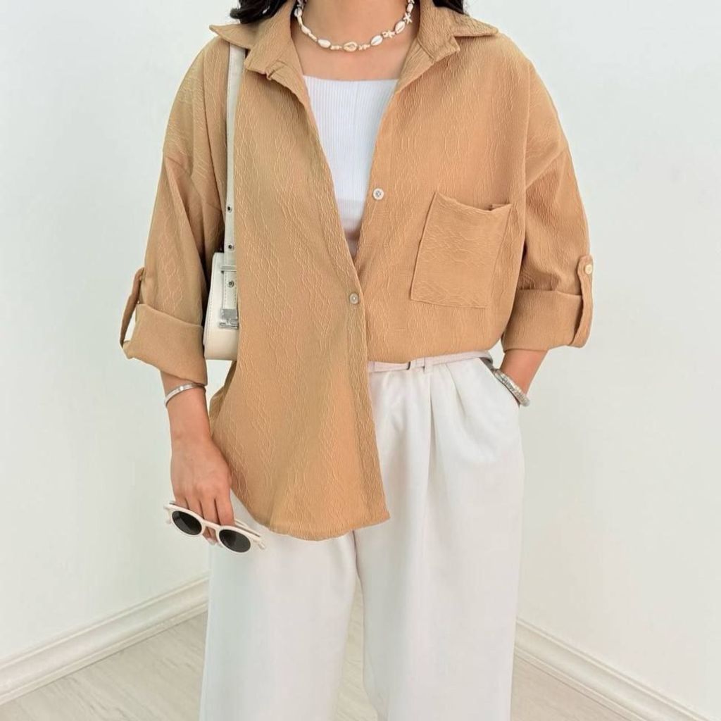 فروش اینترنتی شومیز بهاره رنگی رنگی