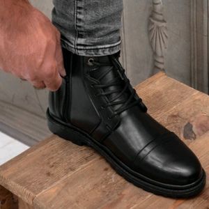 مشخصات نیم بوت مردانه بندی زیپی مدل پیکاسو رنگ مشکی