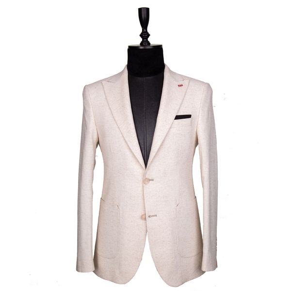 کت تک لینن کرم مردانه 1817